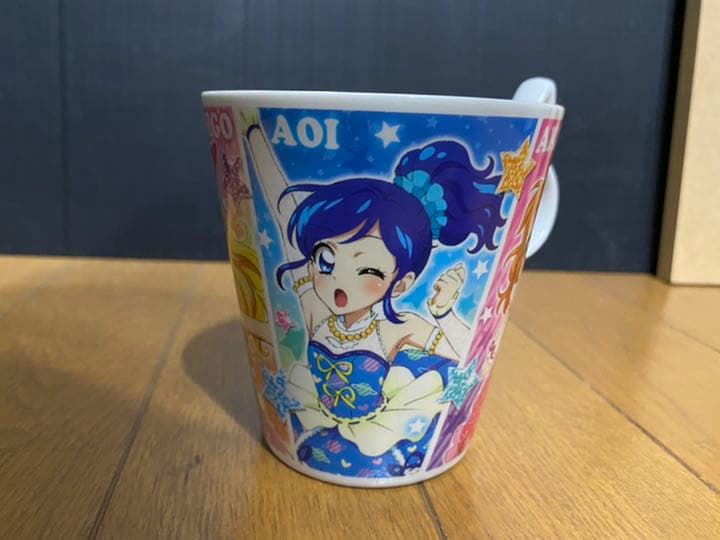 【激レア】劇場版アイカツ　音符マグカップ　星宮いちご、霧矢あおい