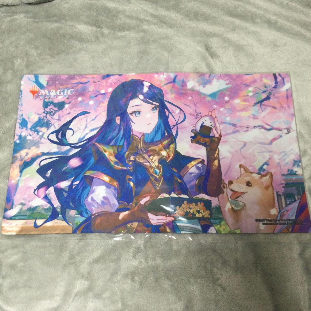 MTG 放浪皇のお花見キャンペーン プレイマット ナーセット　藤ちょこ