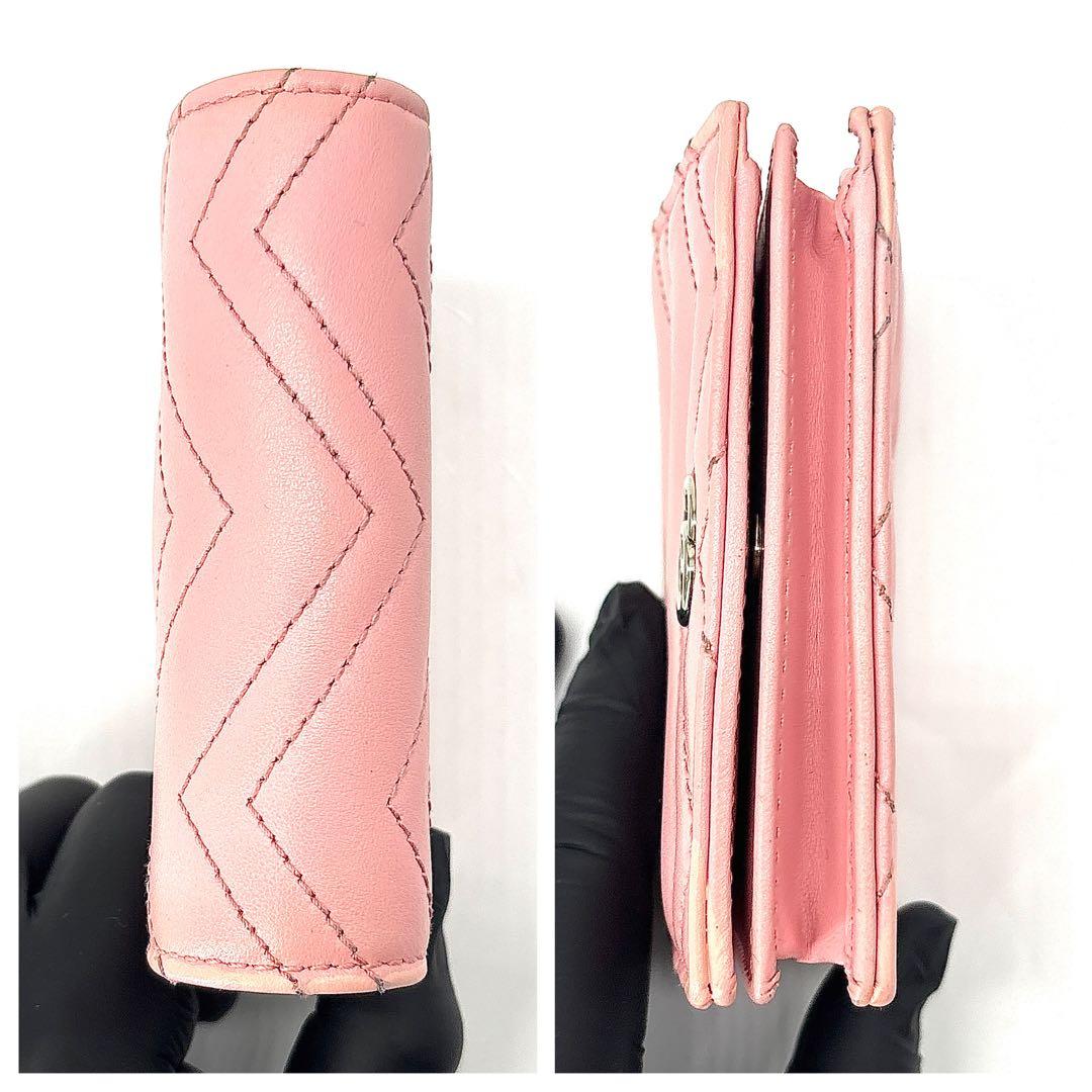 正規品　極美品✨　グッチ 財布　グッチチェーンウォレット　グッチGGマーモント