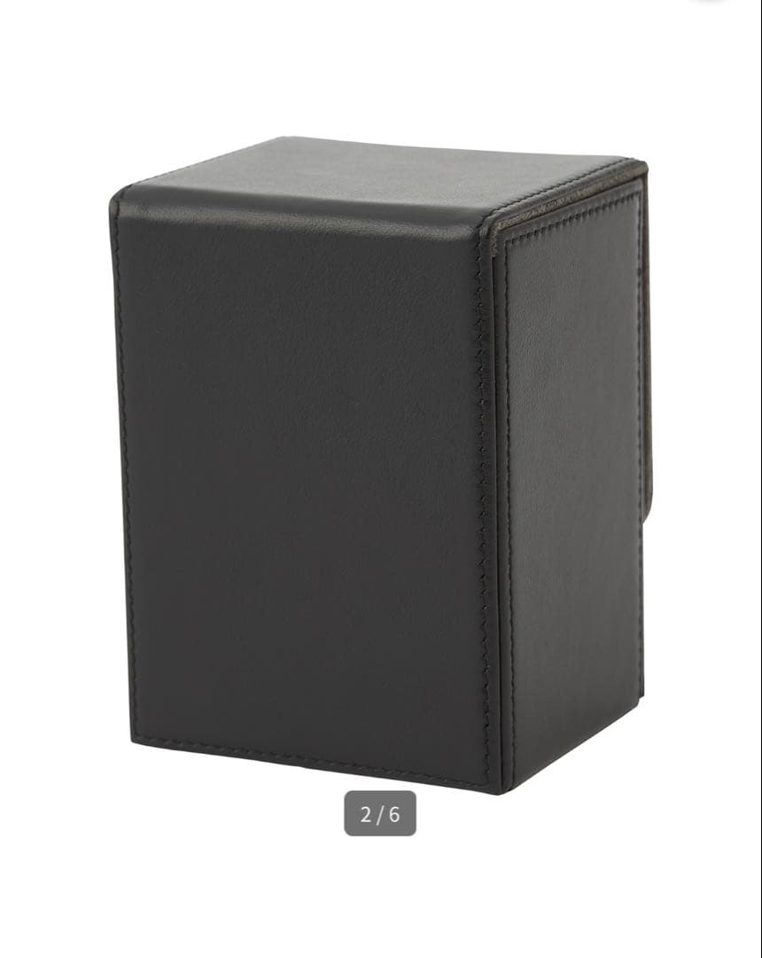 ポケモン 本革フリップデッキケース　ブラッキー