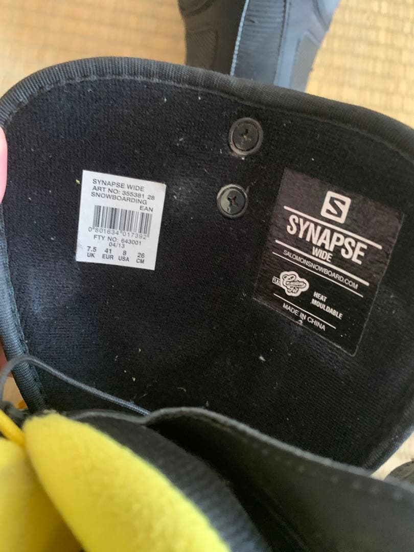 Salomon Synapse ワイド　サロモン　スノーボードブーツ　26センチ