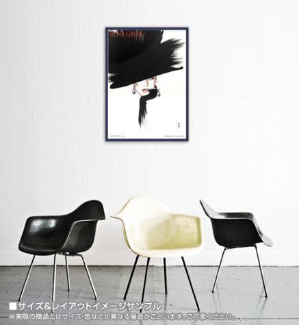 Le Chapeau/ルネ グリュオ/ヴィンテージ ファッションアートポスター