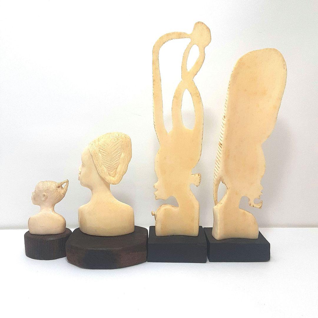 Y1183-2 極上彫刻 総重量680g 置物 アクセサリー まとめて