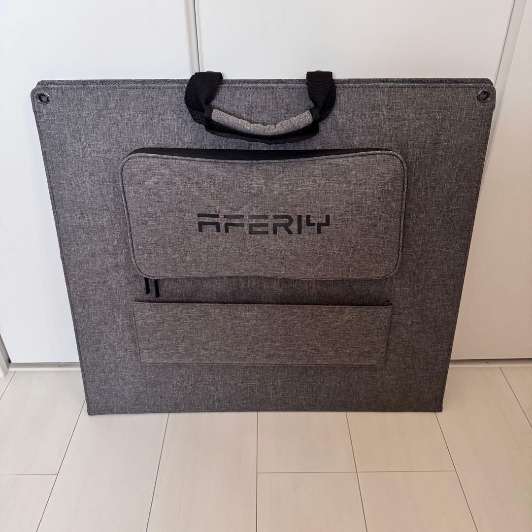 【未使用】AFERIY ポータブル電源 1200W ソーラーパネル セット