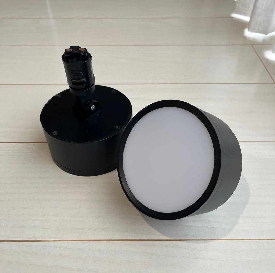 エジソンスマート ミニシーリングライト アーム付き　ダクトレール用　2個セット