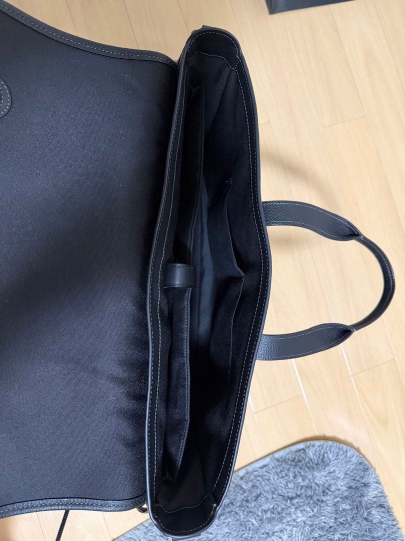美品　COACH ブラック レザー ビジネスバッグ