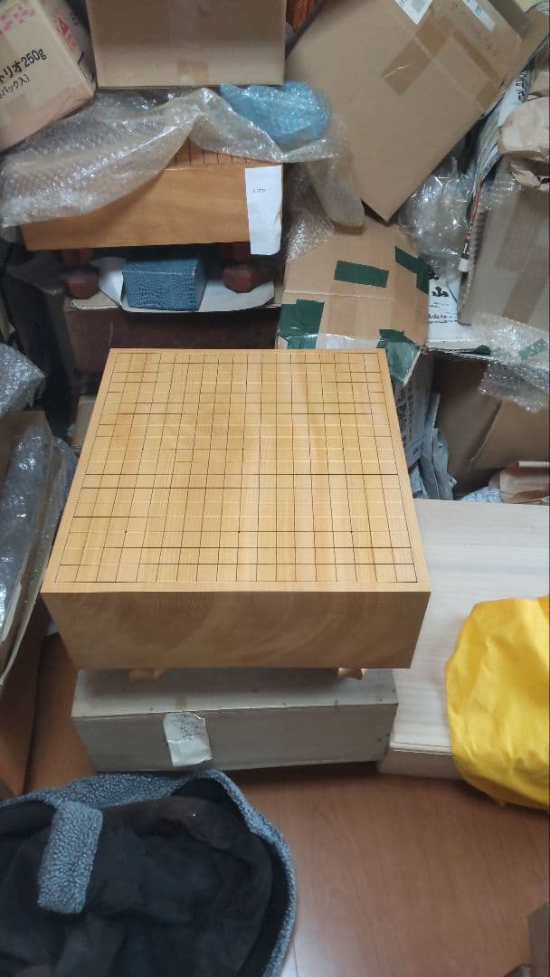 最終価格！宮崎県日向産脚付き碁盤5.5寸　新品未使用品