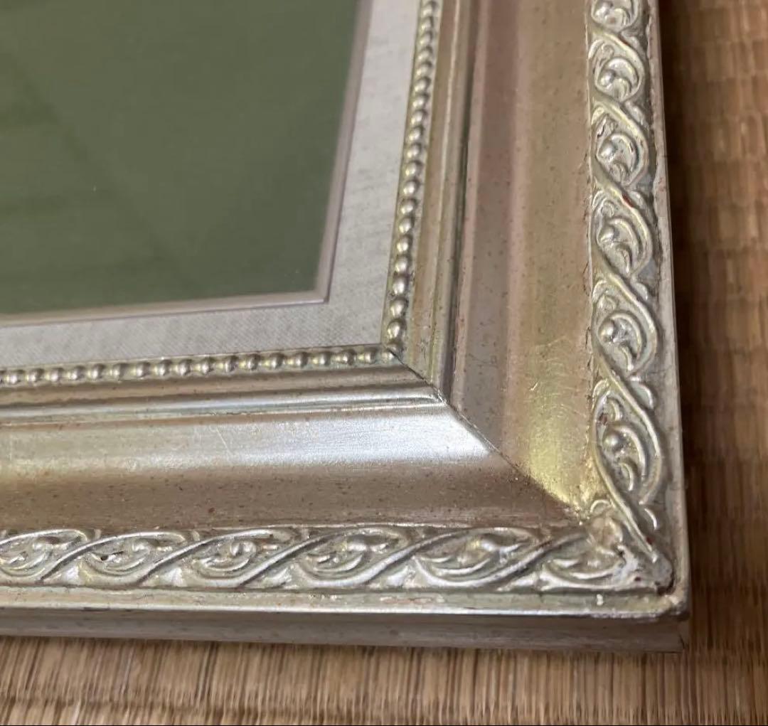 シルバー装飾木製額縁 F8