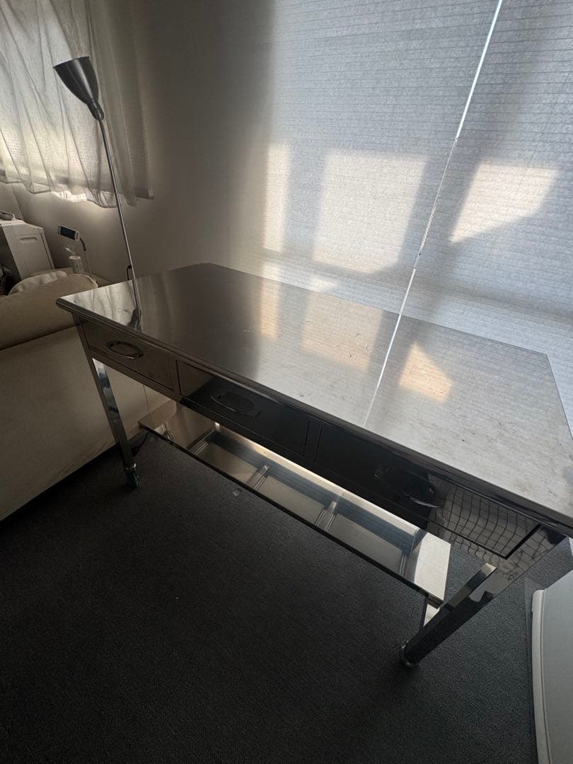 【引き出し・キャスター付き】ステンレス作業台