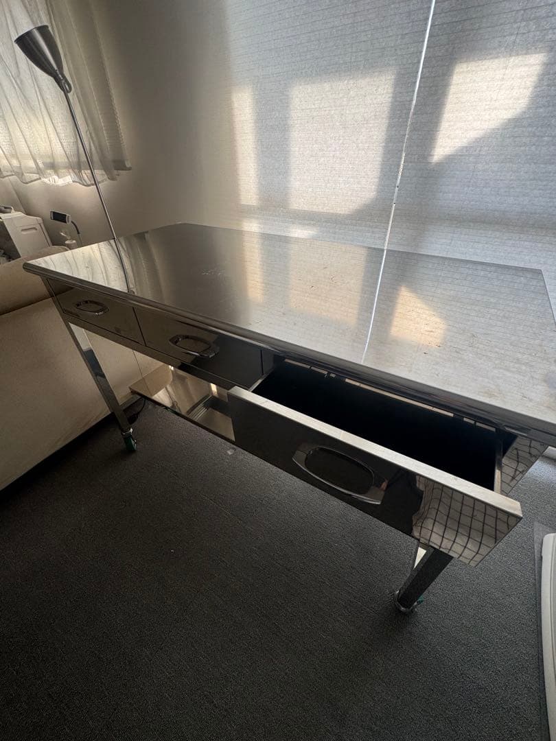 【引き出し・キャスター付き】ステンレス作業台