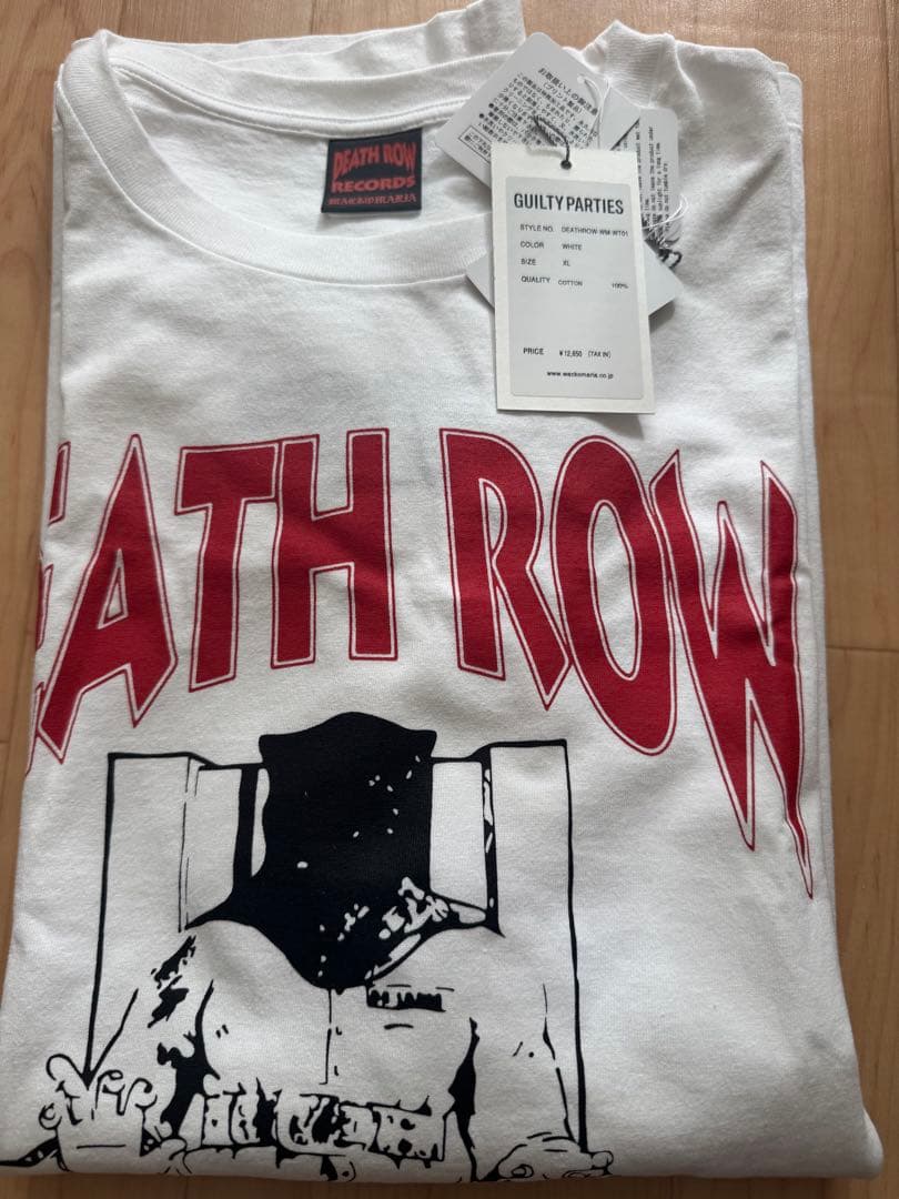 ワコマリアwackomaria DEATH ROW RECORDS Tシャツ