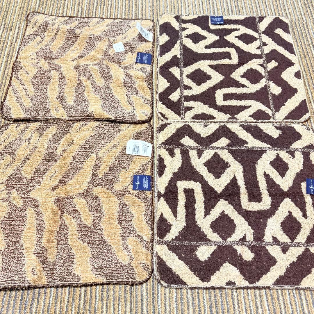 美品未使用　Ralph Laurenラルフローレン　USA製ウォッシュタオル４枚