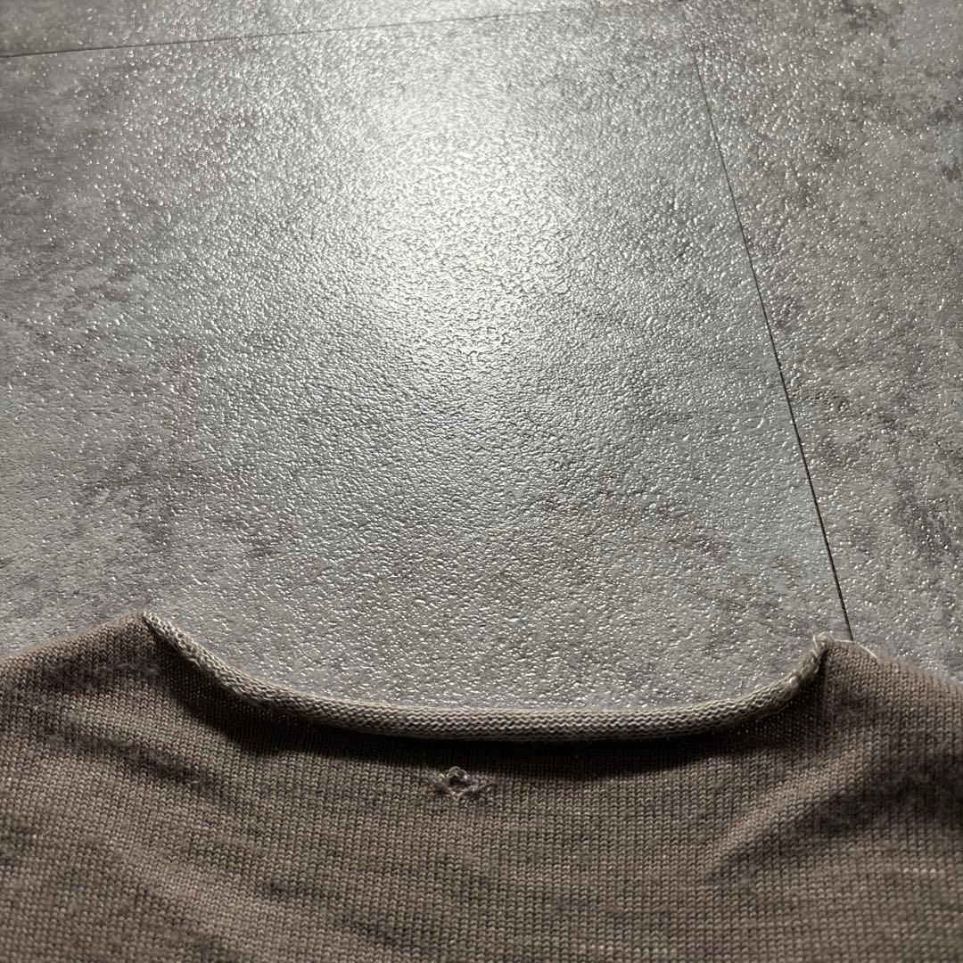 トップス label under construction reversible knit