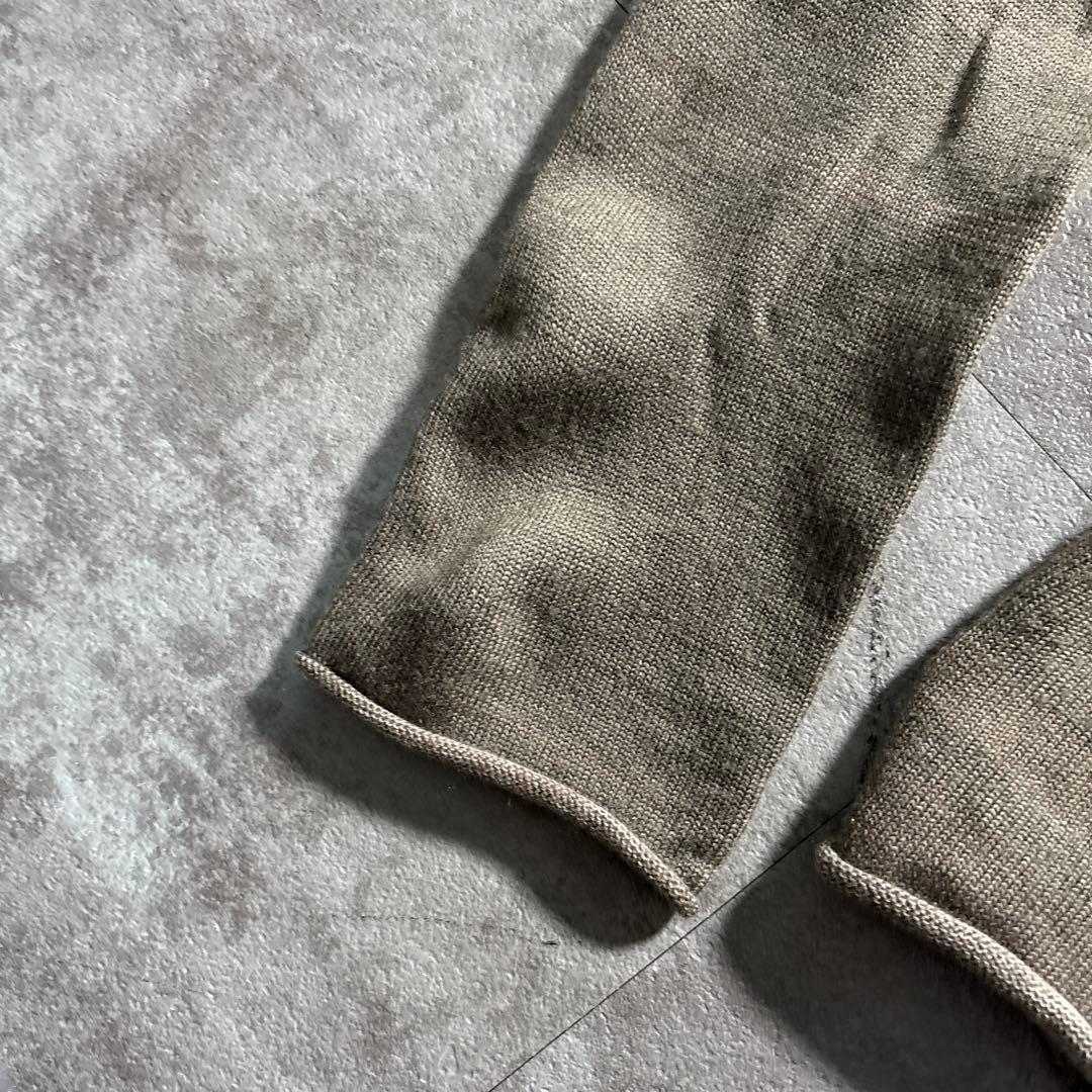 トップス label under construction reversible knit