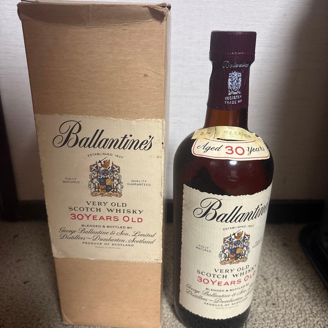 ス*んバランタイン30年 古酒 赤キャップ Scotch 未開封・未使用