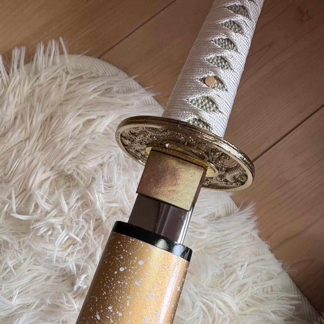 【未使用】美術刀剣-模造刀　白石目（大刀）【観賞用】