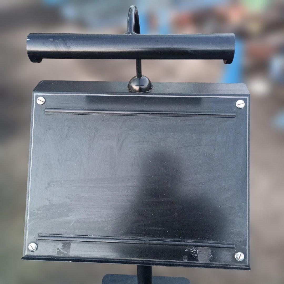 5734）メニュースタンド　LED照明付き　店頭ディスプレイ