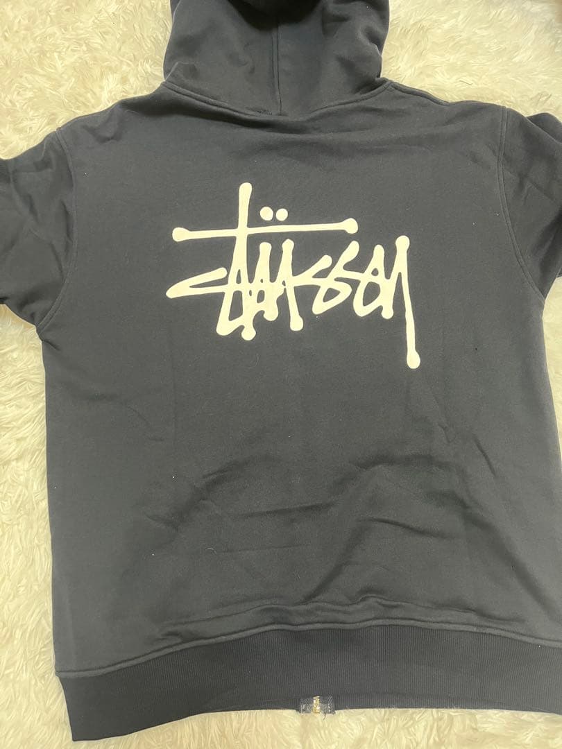 Stussy ネイビー パーカー Mサイズ