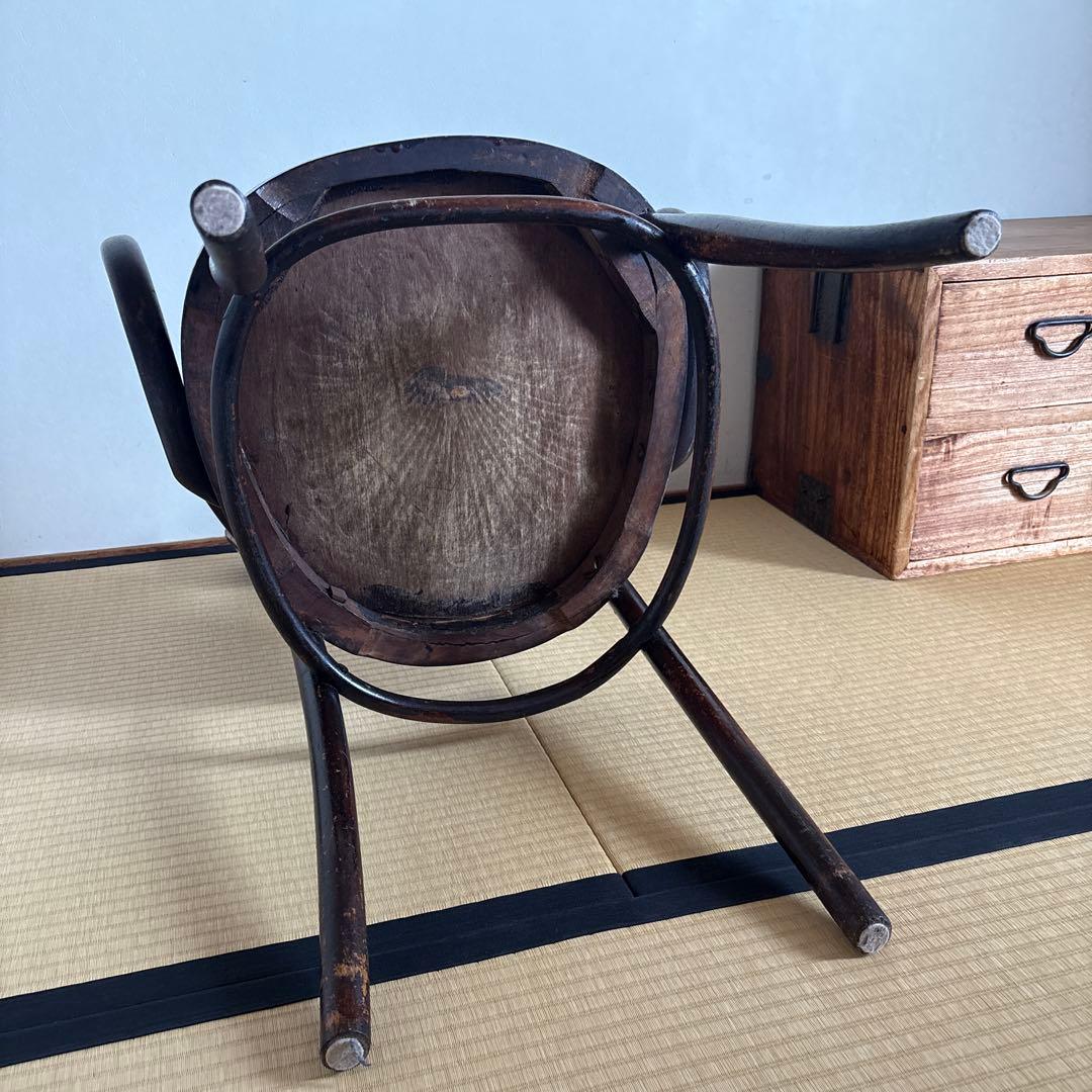 希少ベンドウッドアームチェア●曲木木製チェア●J &J.Kornビーチ材