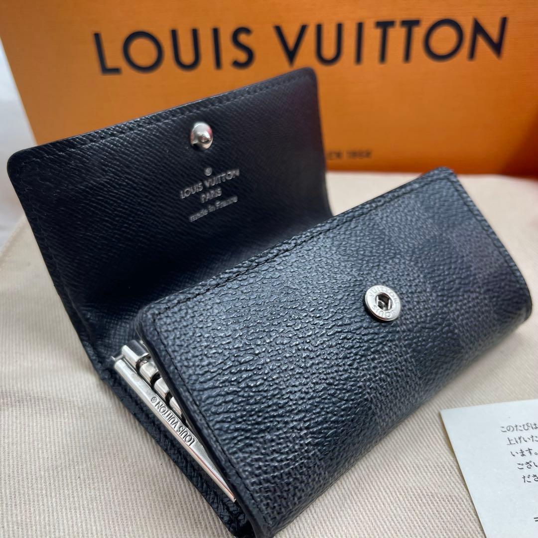 ルイヴィトン ダミエ　グラフィット　キーケース　キーリング　キーホルダー768