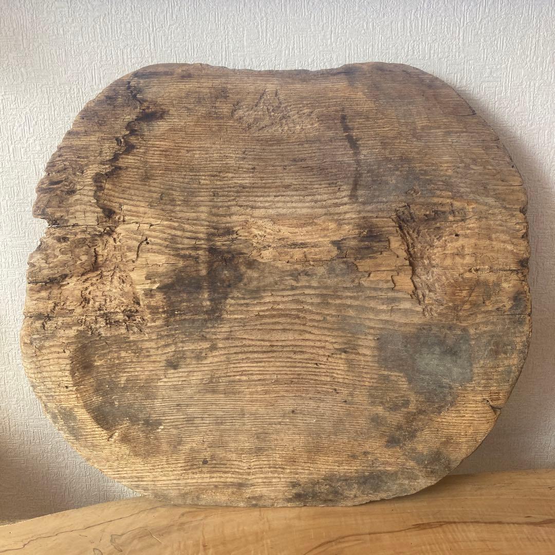 李朝　敷板　台座　ソバン　木地盆　木工品　古道具坂田　骨董　李朝家具　古物