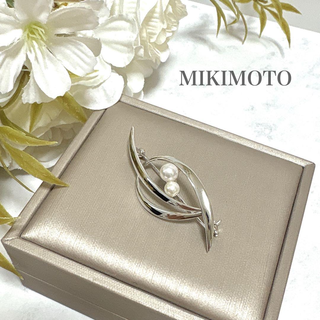 極美品✨皇室御用達 MIKIMOTO ミキモト アコヤ真珠 パール ブローチ