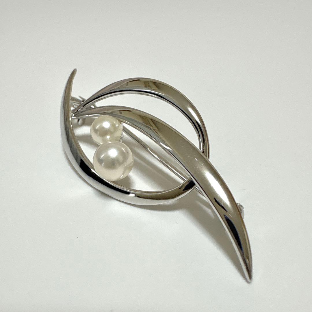 極美品✨皇室御用達 MIKIMOTO ミキモト アコヤ真珠 パール ブローチ