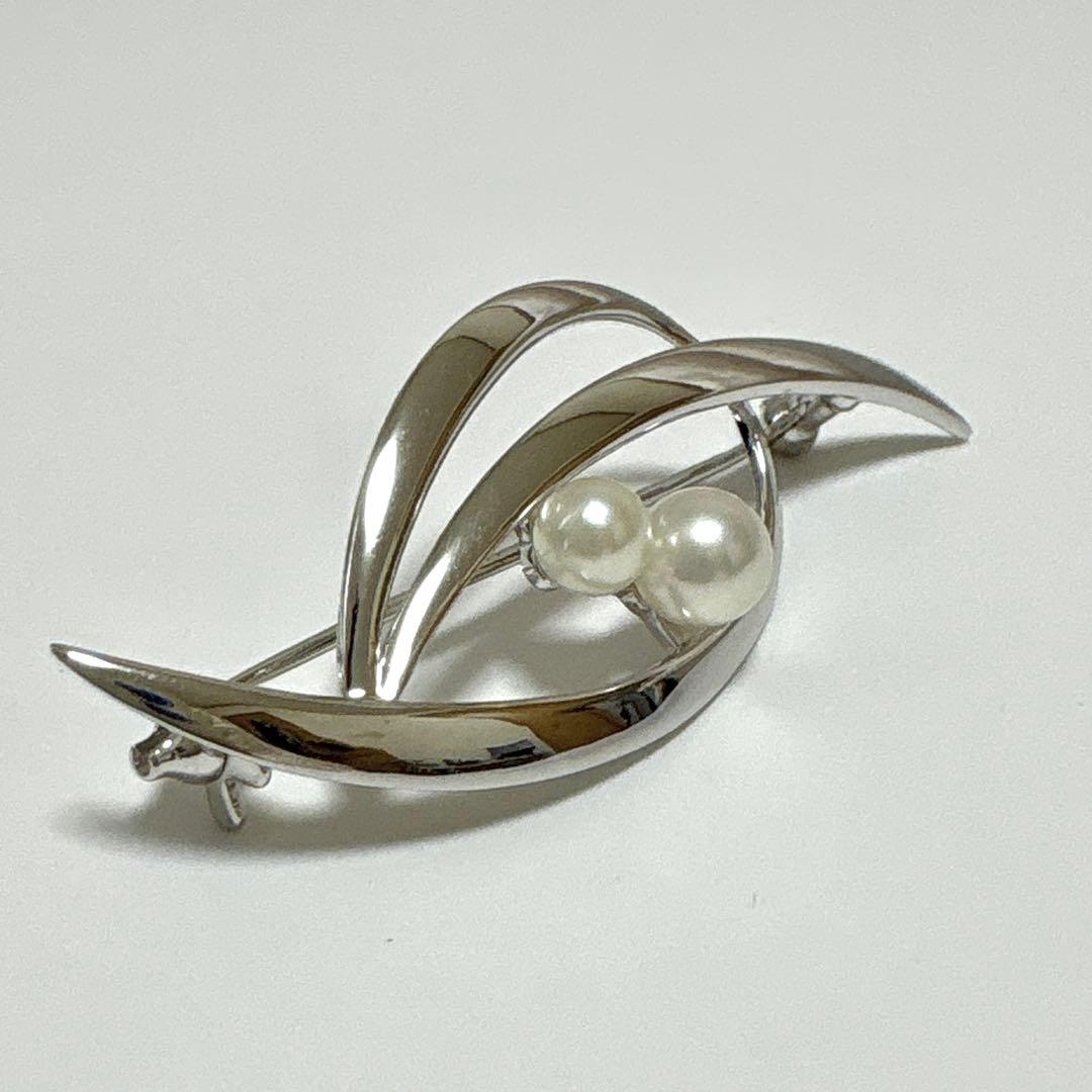 極美品✨皇室御用達 MIKIMOTO ミキモト アコヤ真珠 パール ブローチ