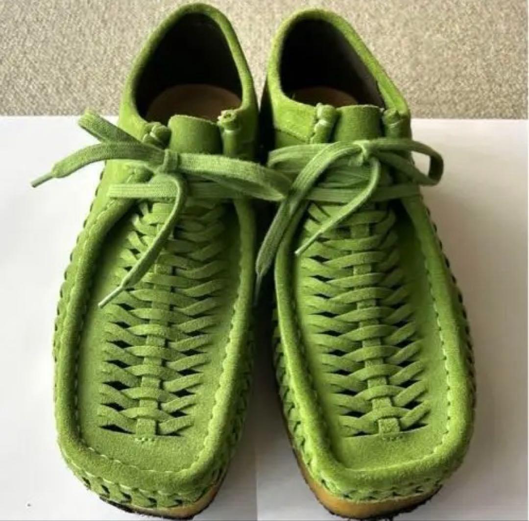 supreme × clarks Woven Wallabee グリーン
