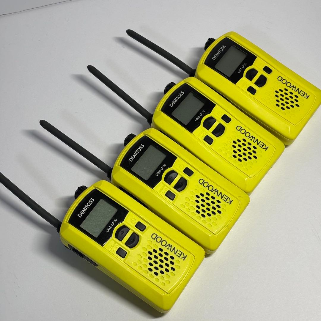 KENWOOD UBZ-LP20 トランシーバー インカム 4台セット