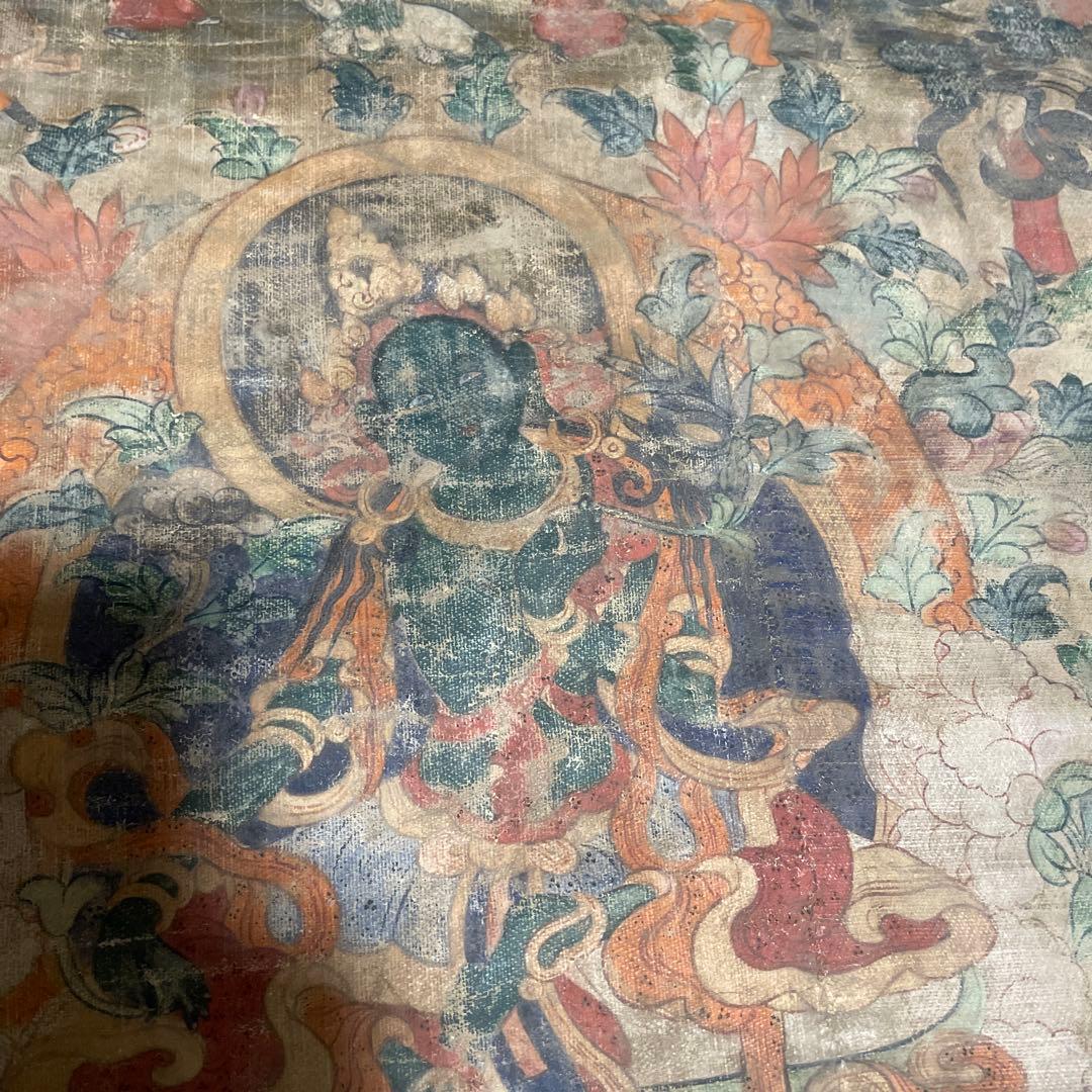 骨董　仏画　タンカ