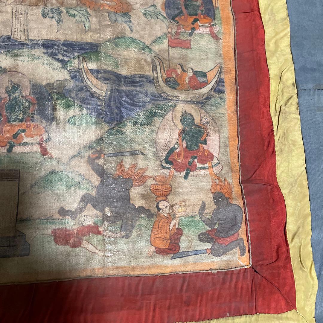 骨董　仏画　タンカ