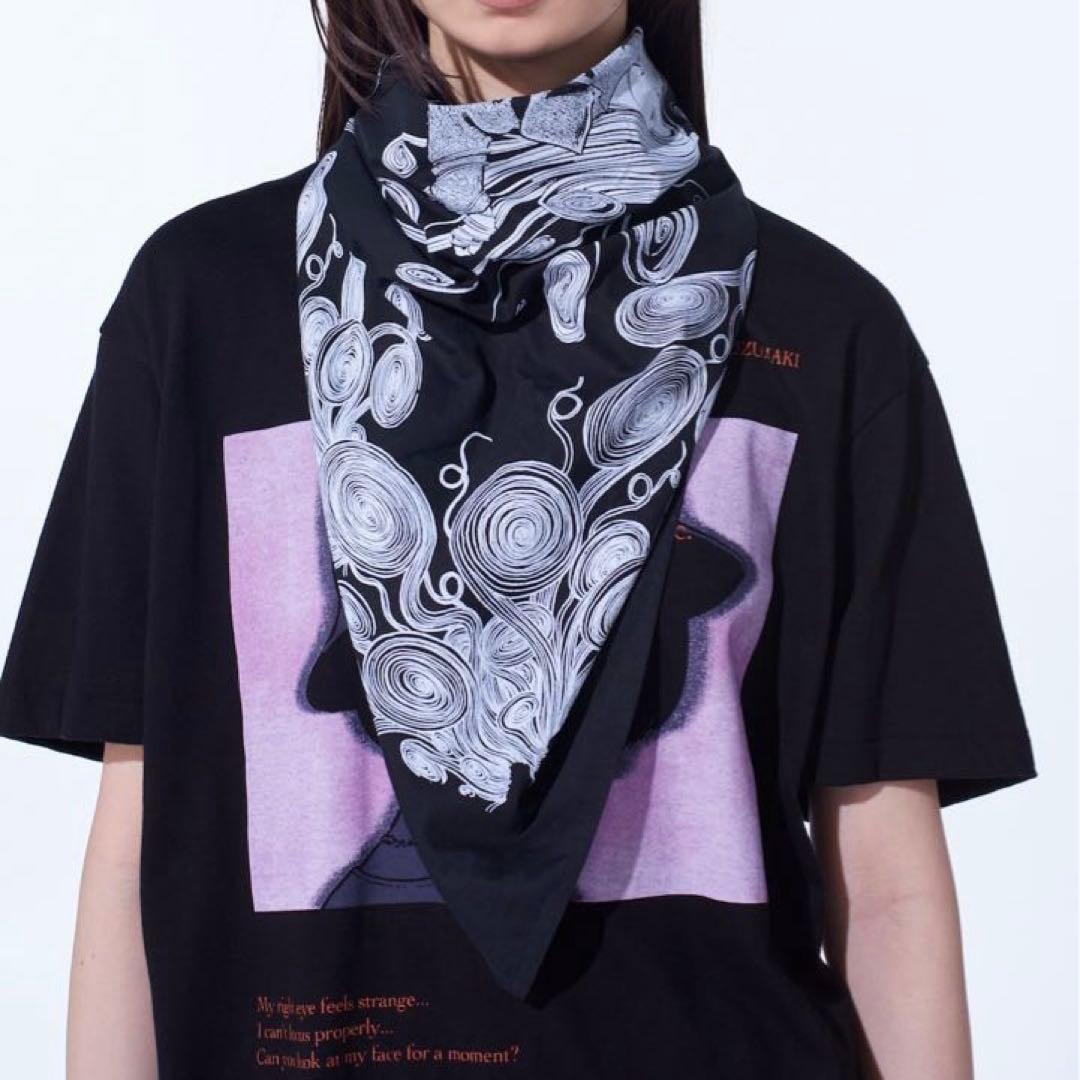 ヨウジヤマモト S’YTE 伊藤潤二 うずまき 桐絵 スカーフ YOHJI