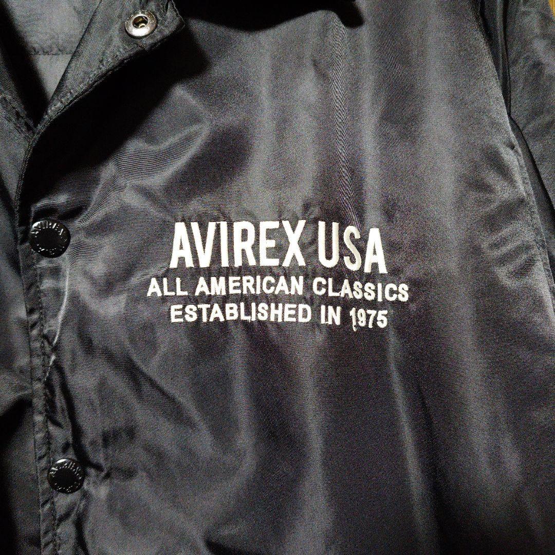 SIZE【2XL】AVIREX ブラック ジャンパー
