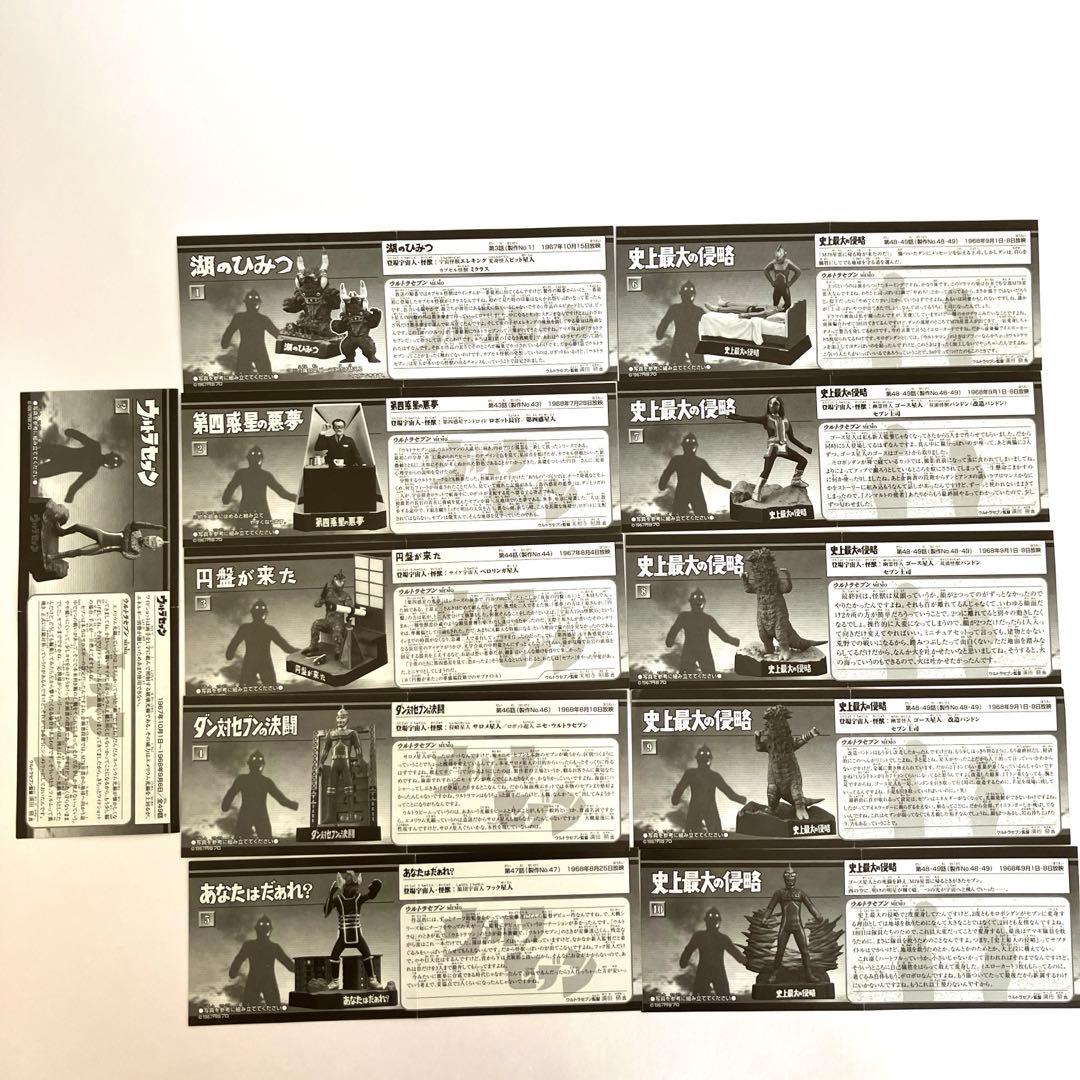 ウルトラ怪獣名鑑 ウルトラセブン編全10種＋【シークレット（ウルトラセブン）】