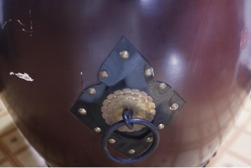 ◆特大 1尺6寸　和太鼓　長胴太鼓 胴高45cm　和楽器　打楽器　太鼓