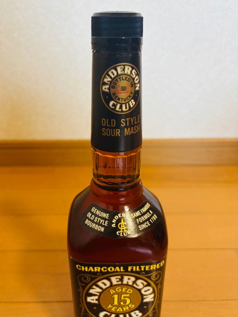 アンダーソンクラブ　１５年　バーボンウイスキー バーボン　750ml 箱付き