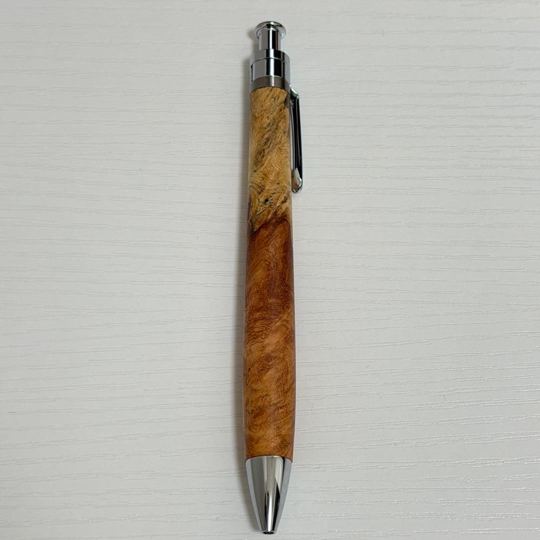 【新品未使用】工房楔 ルーチェペン（ボールペン）花梨紅白（こぶ杢）