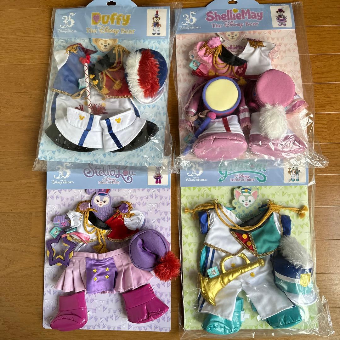 値下げ　ダッフィー　マーチングファン　コスチューム　ダッフィーフレンズ　衣装