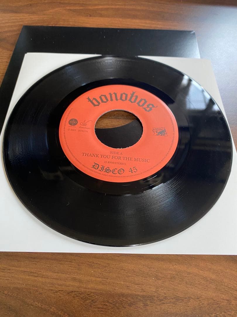 【7\"】BONOBOS / Thank You For The Music