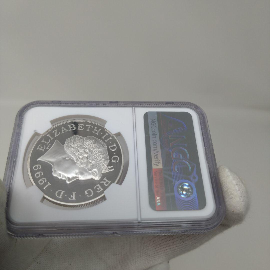 人気 PF68 ウルトラカメオ ダイアナ妃追悼記念　銀貨　1999年