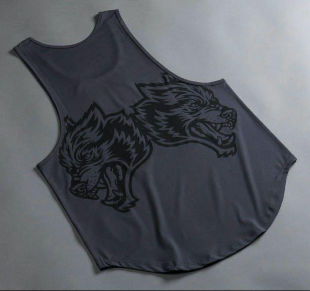 956 レア　ダルクスポーツ　darc sport タンクトップ　IYK　M　灰