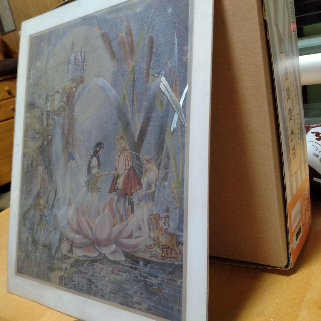 妖精とお城の幻想的なアート