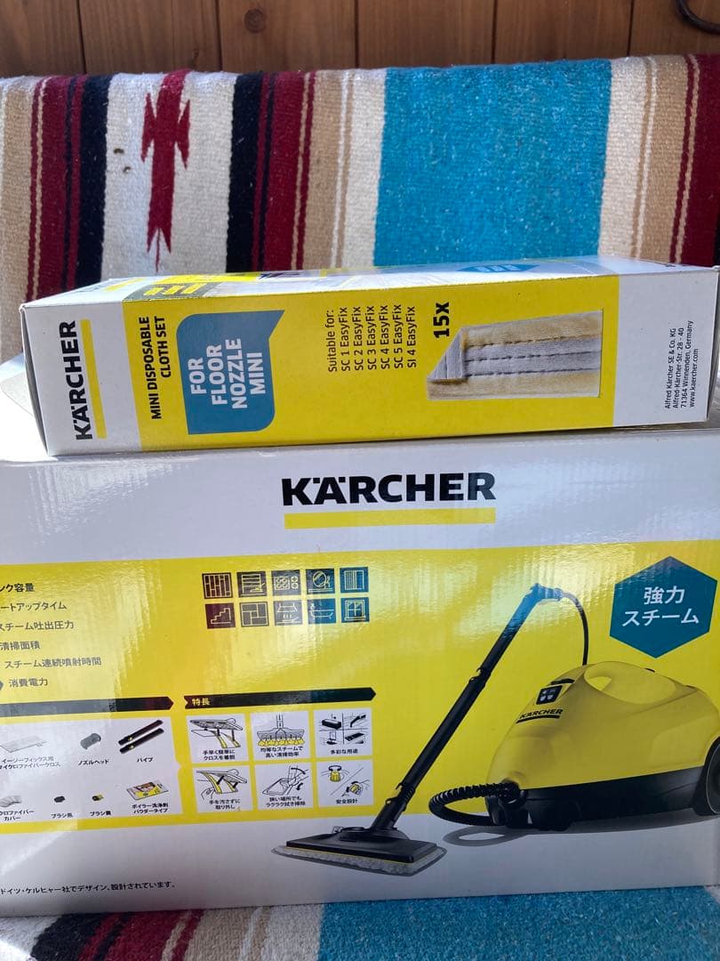 KÄRCHER SC2スチームクリーナー 本体と使い捨てクロス