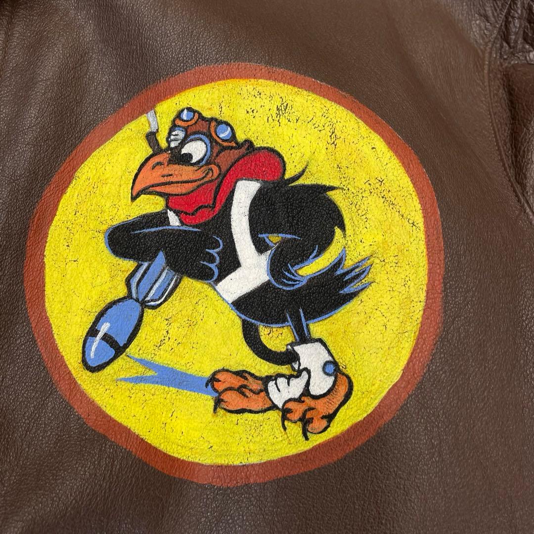 Willis &  A2レザージャケット ピンナップガール　44