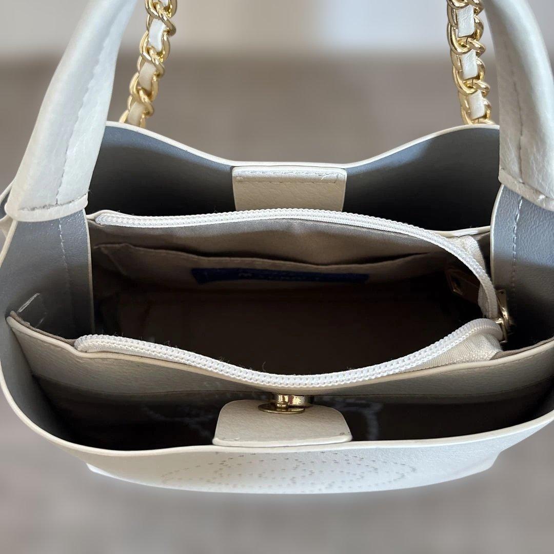 MY GRACY 花刺繍 ミニショルダーバッグ