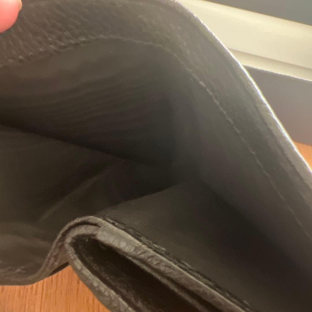 PRADA 二つ折り財布 ブラック