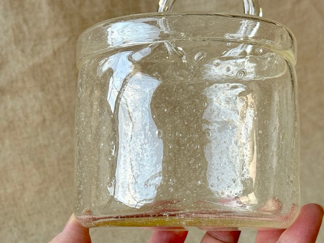 nuutajarvi ARABIA Sargasso(クリア)持ち手つきのベース