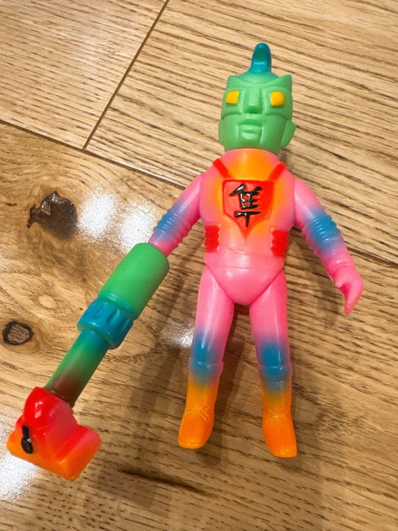 レア❤︎ソフト焼き玩具 隼 掃除機入り/黄緑マスク/ピンクボディ 2期