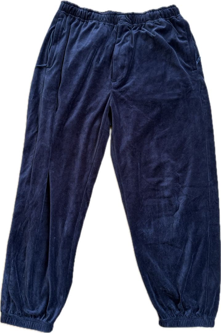 everyone cotton velours set up ネイビー ベロア